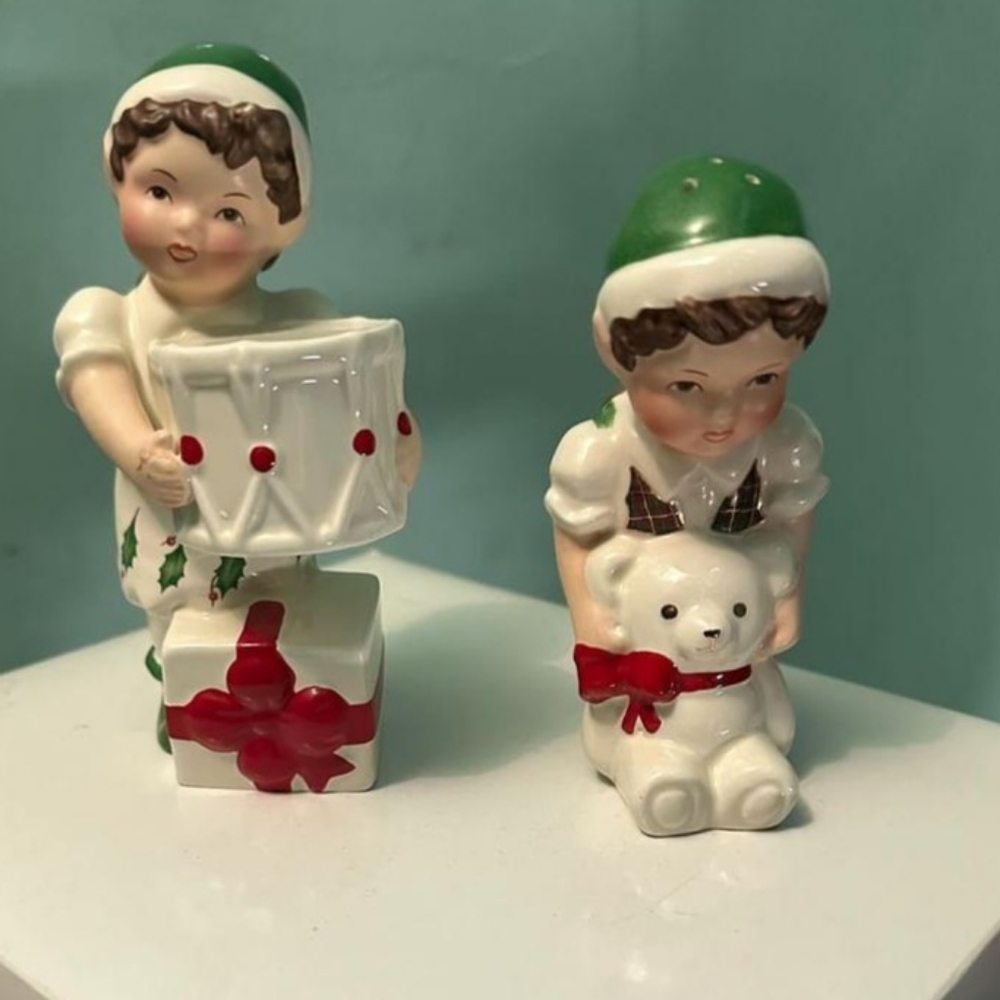 Lenox Elf Salt and Pepper Shakers